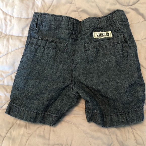 OshKosh Denim Shorts - 12mo - Picture 2 of 3